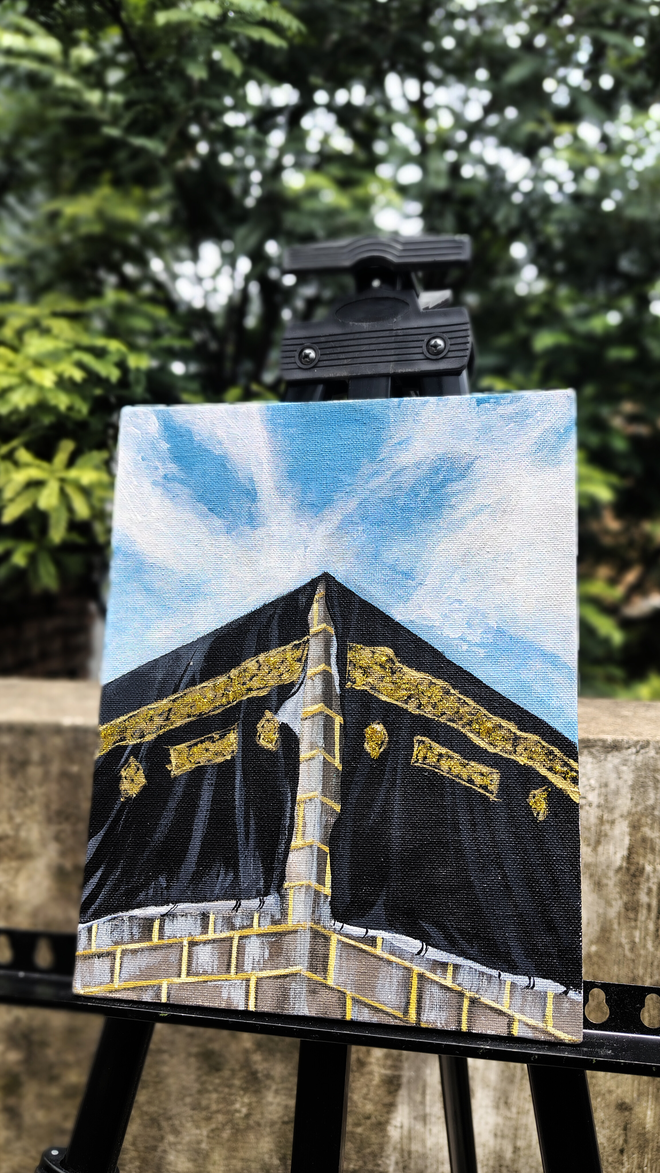 Kaaba Handmade Islamic Canvas Art
